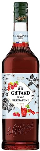 Giffard - Sirop Grenadine - Recette et Fabrication Françaises - Gourmand et Intense - 1 Litre