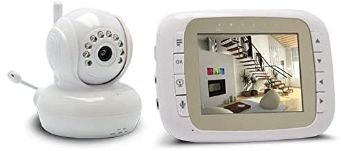 EXTEL - Kit de vidéosurveillance sans Fil Moniteur + caméra portée 200 Son bidirectionnel 2 Heures autonomie 082505