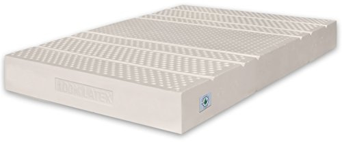 Marcapiuma Small Double Latex Mattress 4 ft (4ft x 6ft3) 120x190 cm depth 20 cm SEVENLIFE 20 100% Latex Medium H2 Firmness 7 Zones Orthopaedic Mattress SILVER ION removable Cover Made in Italy