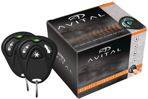 Avital 3100LX 3-Channel Keyless Entry Car Alarm with Remotes and Failsafe Starter Kill-Set