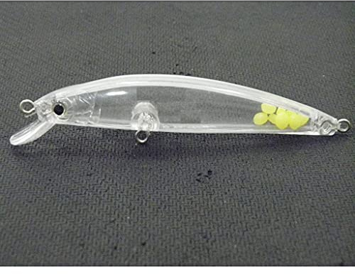 wLure 10 blank omålad spigg, jerkbait, långsamt flytande, tajt wobble, fiskedrag, med fria ögon, UPM641
