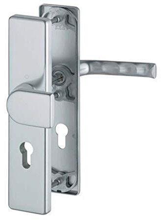 Hoppe Schutzgarnitur London 78G/2221A/2440/113 Alu.F1 72mm 37-42mm