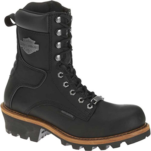 Harley-Davidson Men's Tyson Logger Boot,Black,10 M US