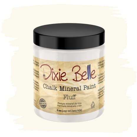 Dixie Belle Paint Company Chalk Finish Furniture Paint (Fluff) (8oz)