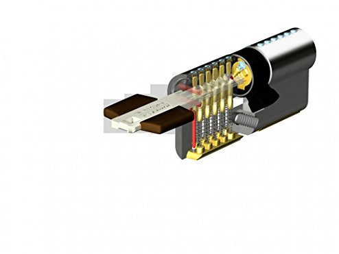 Tesa tk100 - Cilindro v2 europeo e12 30x50 e15 niquel