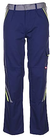 Planam 2423044 Herren Visline Bundhose, Marine gelb Zink, Größe 44