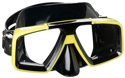 Mares Masque Star Fish Lunettes de plongée Adulte Jaune/Noir