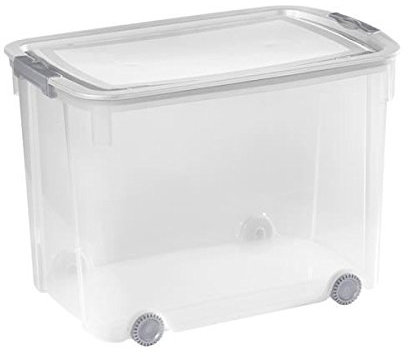 Curver Logik Aufbewahrungsbox mit Deckel 70L, Plastik, transparent, 1.1 x 1.1 cm, 35-Einheiten