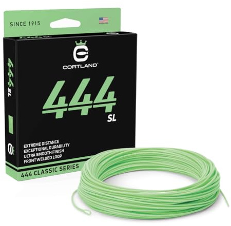Cortland 444 SL Fly Line, Mint Green 105ft, WF5F