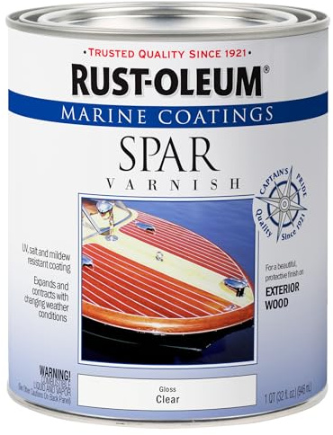 Rust-Oleum 207008 Marine Spar Varnish, Quart