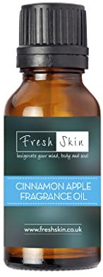 freshskin beauty ltd | Cinnamon Apple Fragrance Oil 10ml - Candles, Bath Bombs, Soap Making, Reed Diffusers & Wax Melts - Cosmetic Grade - Vegan Friendly …0