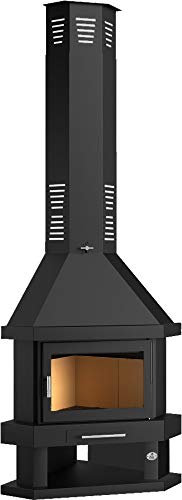 FM BIOMASA C-200-R - Caminetto a Legno di Angolo