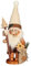 Räuchermännchen Wichtel Weihnachtsmann mit Stab - 39cm - Original Erzgebirge Räuchermann - Christian Ulbricht