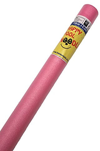 Swimming Pool Foam 1.5m Woggle Noodle in Assorted Colours - Float Aid Aerobics & Water Sports Toy for Children and Adults (Pretty Pink)