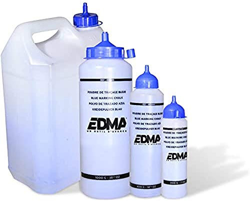 Edma 063155 Poudre de Traçage, Bleu, 1000 g