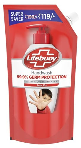 Lifebuoy Total 10 Activ Naturol Germ Protection Handwash Refill, 750 ml