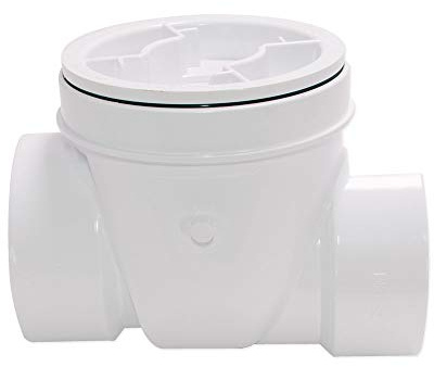 Canplas 73008 Backwater Valve, 3-Inch PVC, White