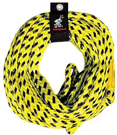 Airhead Tow Rope for 1-6 Rider Towable Tubes, 1 Section, 60-Feet