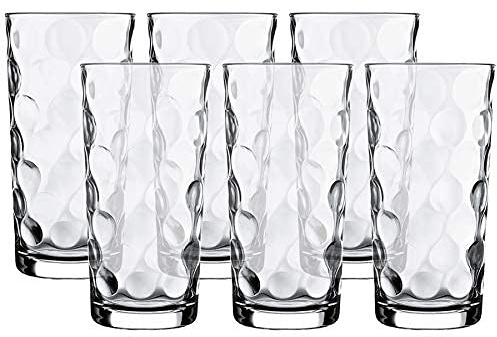 Pasabahce Long drink tumbler Glass Set of 6 Drinking Glass Juice Glass Space