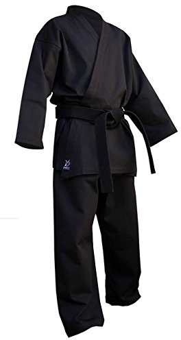 DOUBLE Y Kimono Karate Deluxe Noir 190 cm