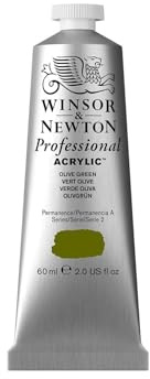 Winsor & Newton 2320447 60 ml professionell akrylfärg - olivgrön