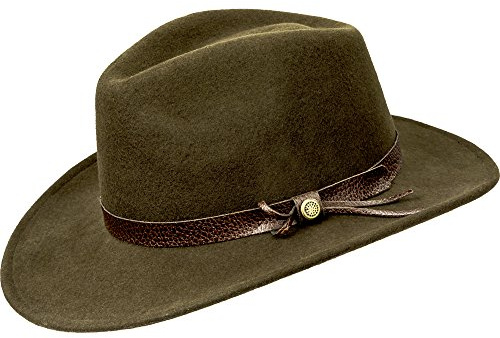 Albatros 257920-600-57/58 Wollfilzhut Bogart Größe in grün, 57/58