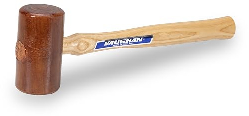 VAUGHAN Rawhide Mallet, Non Marring, Hardwood Handle, 12 oz, RM200, VN58216