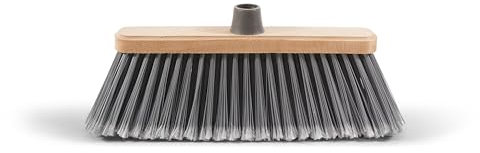 Perfetto Besen für Außenbereich, Kunststoff, 28 x 6,5 x 14 cm, naturfarben, ohne Stiel