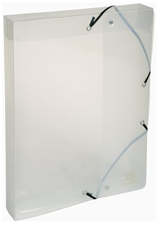 Exacompta 5972E - Carpeta de proyecto con goma, transparente