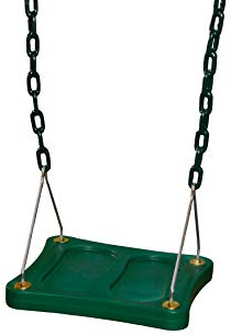 Gorilla Playsets 04-0026 Stand 'N Swing Swing Set Attachment with Green Coated Chains