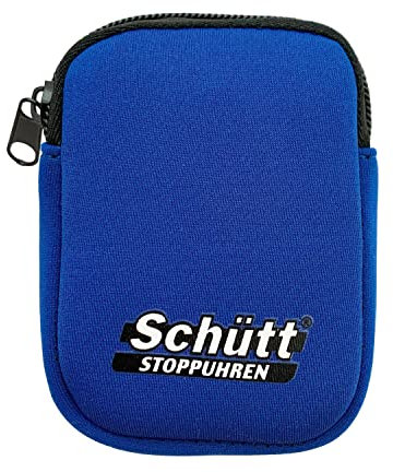 Schütt Neopren Stoppuhren Bag | Tasche zum Schutz und sicheren Transport von Stoppuhren | Blau