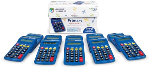 Learning Resources Primary Calculators, Set of 10