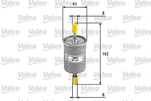 VALEO 587008 Kraftstofffilter Motorfilter Ausgezeichnete Filtrationseigenschaften, Langlaskapazität, genau und einfach