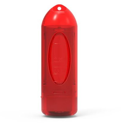 L-Style läppstock plastspets fodral för dartspetsar och/eller dartskaft – spetshållare – röd