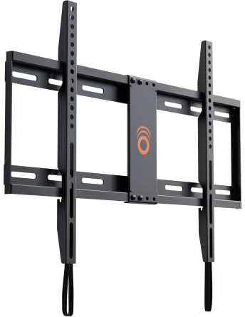 ECHOGEAR SlimView TV Wall Mount for 32 to 80 TVs - 1.25 Low Profile with Pull String Locking System for Cable Access & Included Hardware for DIY Easy Install