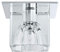 Paulmann 920.18 Quality EBL Set Glassy Cube 3x10W 230/12V Niedervolt 83mm Klar/Chrom 92018 Spot Einbaustrahler Einbauleuchte