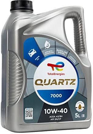 Total Aceite Lubricante de Motor Total Quartz 7000 10W-40 5 Litros
