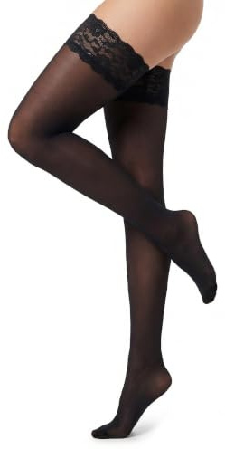 Glamory Micro 60 Medias Stay Up Negro XL