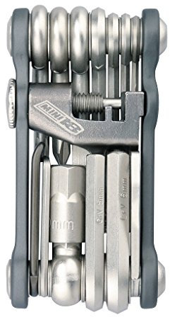 Topeak Faltwerkzeug Mini 18 Plus, Silver, 19 Tools