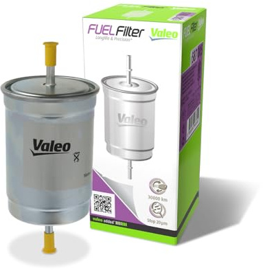 VALEO Filtros de motor 587027 - Filtro combustible - Excelentes propiedades de filtración, capacidad de Larglife, ajuste exacto y fácil