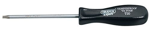 Draper 34116 Expert Quality Tx-Star T20T Tamperproof Security Screwdriver, 100mm , Blue