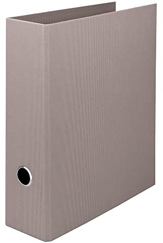 Rössler Papier 1317452490 - S.O.H.O. Ordner DIN A4 mit Hebelmechanik, Rückenbreite 85 mm, Taupe, 1 Stück