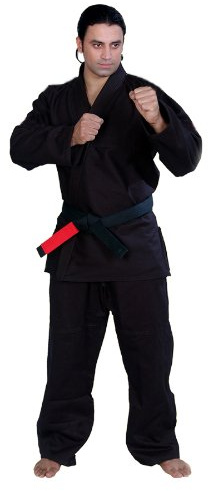 Woldorf USA BJJ Kimono Jiu Jitsu/Judo Gi Student Black Color Kids 000 NO Logo Martial Arts, Fighting Uniform, Training Uniforms, Pre-Shrunk, Ultra Light Weight Uniforms