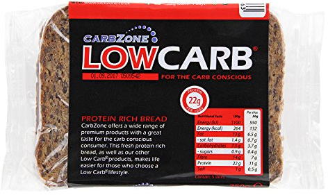 Carbzone LowCarb Protein Bread 250g (Pack of 3)