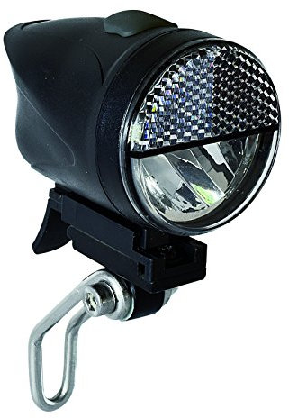 BÜCHEL Fahrradlicht Vorne LED I 40/15 LUX I StVZO zugelassen mit bis zu 5h Akkulaufzeit I Aufladbarer Frontscheinwerfer, Fahrradvorne, Fahrrad Licht, Front Fahrradlampe, Micro-USB
