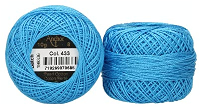 433 – ankare pärlbomull nr.8