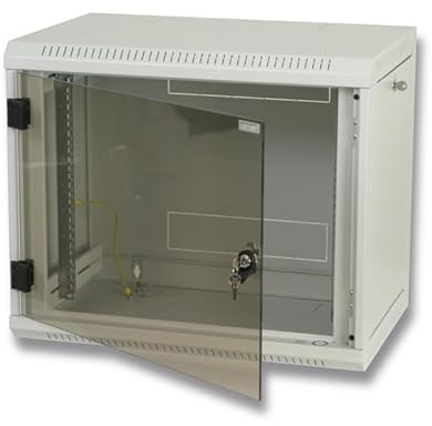 Triton Wandmontiertes Rack 12U/400, ausziehbar, an der Wand, Grau