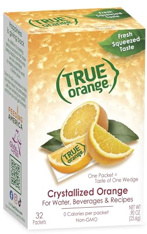 True Orange Drink, 32 Count (0.90oz) by True Lemon