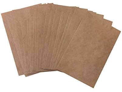 Sachets plats kraft marron, 25 pièces: pochette papier cadeau, petit sac pour graines, confiseries, bijoux, souvenirs mariage, sachet alimentaire personnalisable, 13 x 18 cm