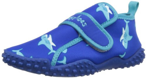 Playshoes Unisex Kinder Aquaschuhe Wassersportschuh, Hai, 22/23 EU